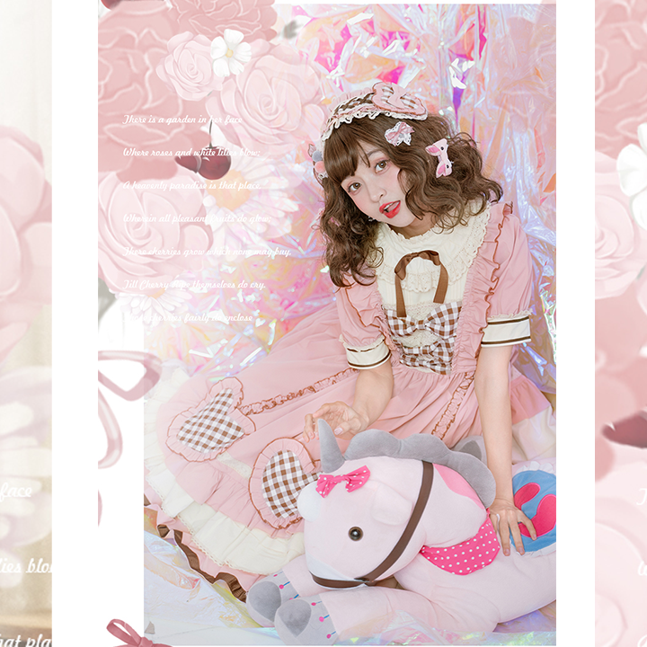 OP ♥Ready to Ship♥  To My Little Cherry ♥  Sweet Lolita Long Sleeve Dress