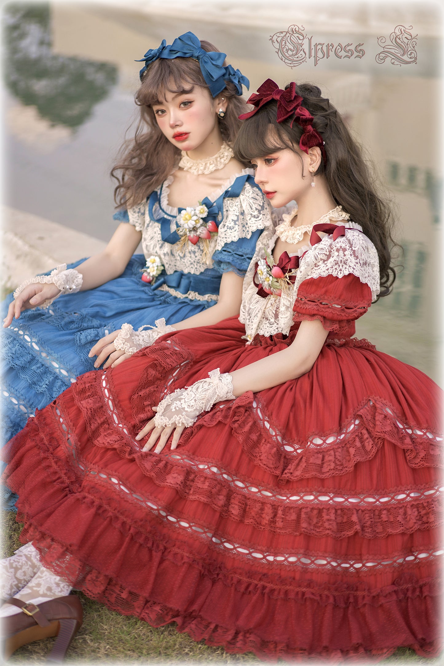 OP Dress Full Set♥Pre-order 3 months♥ Xingxiang Red Color ♥Sweet Lolita Dress