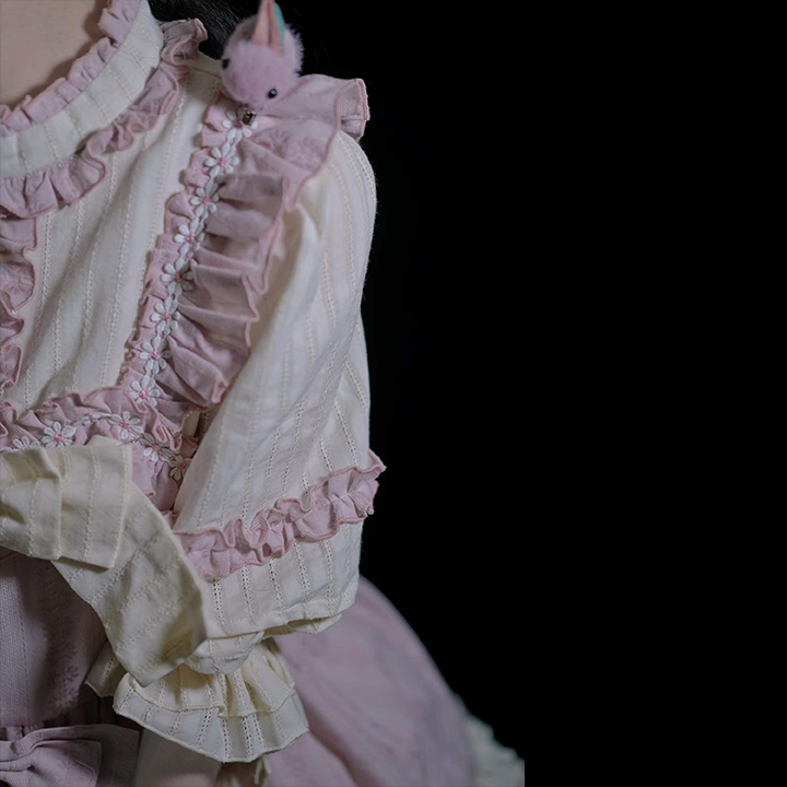 OP Dress♥Ready to Ship♥Rabbits Plant Flowers♥ Cotton Lolita Dress