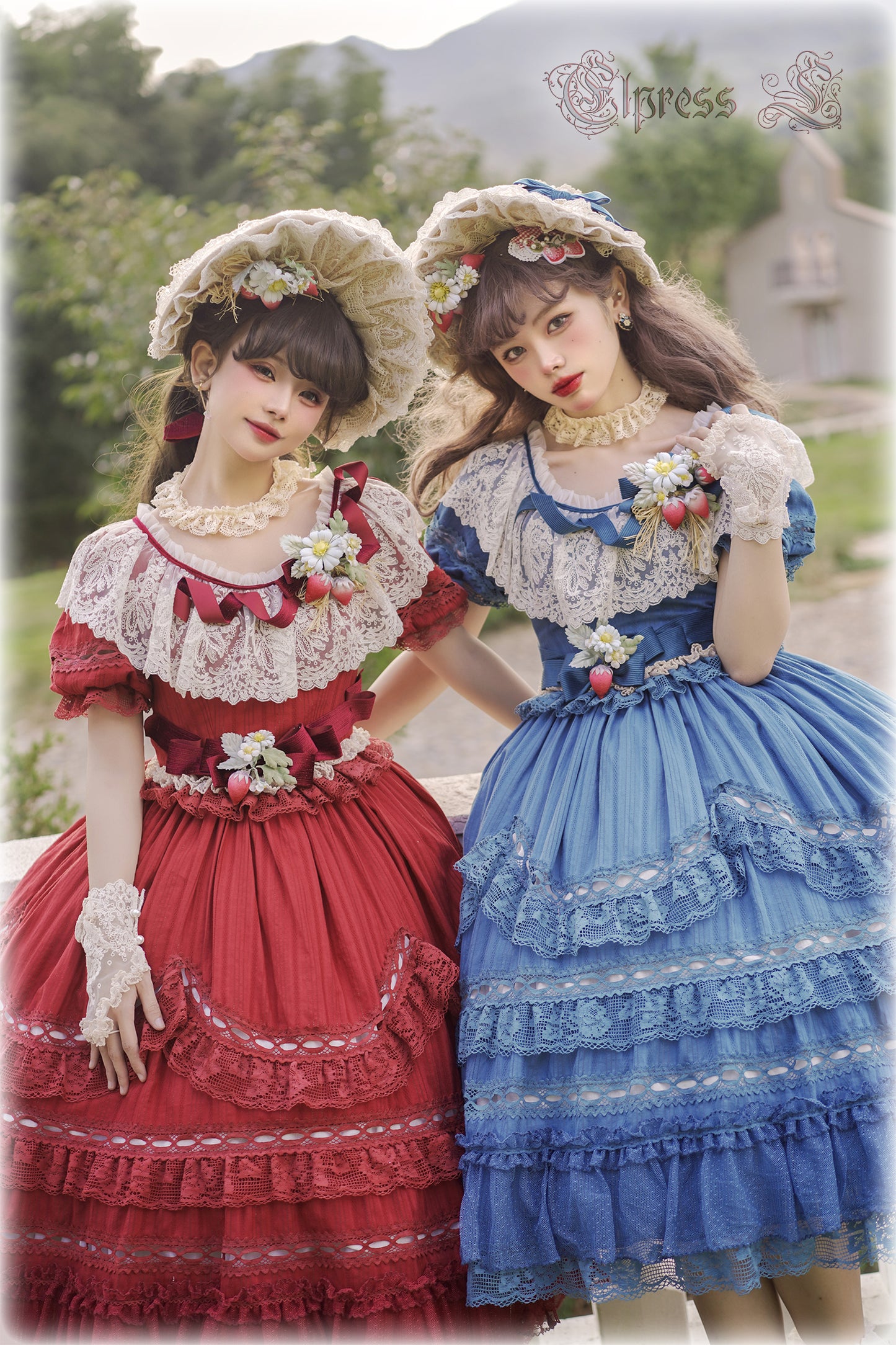 OP Dress Full Set♥Pre-order 3 months♥ Xingxiang Red Color ♥Sweet Lolita Dress