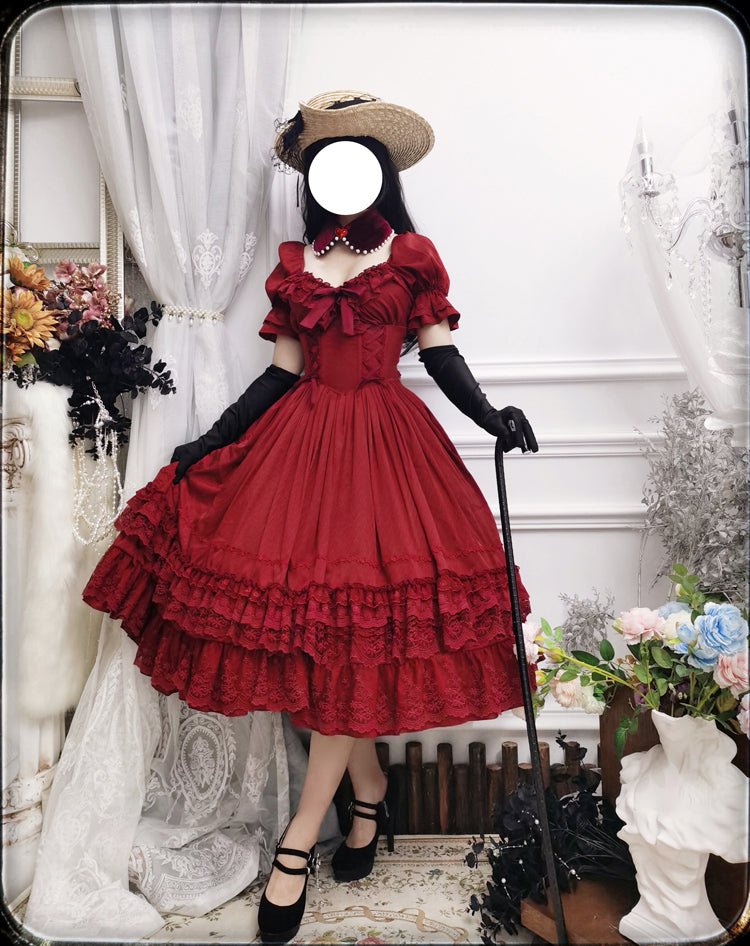 OP Dress♥Ready to Ship♥ Kiss of Nyx♥ Sweet Lolita Dress