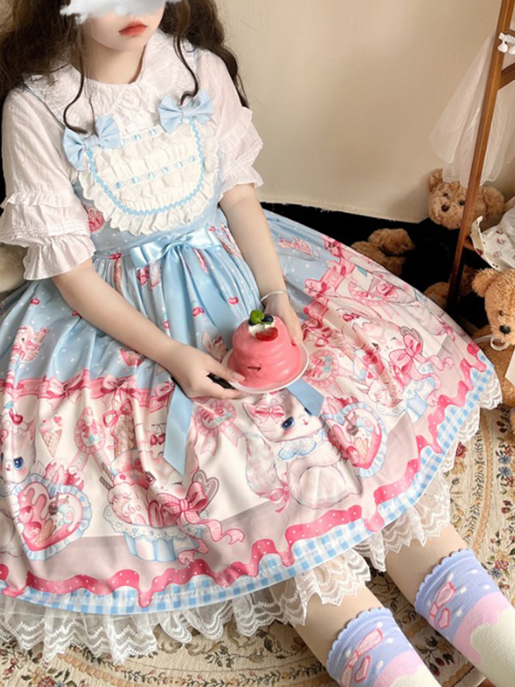 JSK DressReady to ShipMilk Ice-cream Sweet Lolita Dress