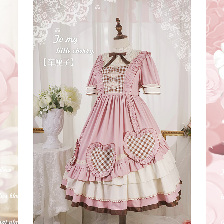 OP ♥Ready to Ship♥ To My Little Cherry ♥ Sweet Lolita Long Sleeve Dress