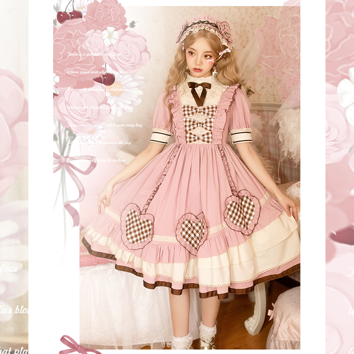 OP ♥Ready to Ship♥ To My Little Cherry ♥ Sweet Lolita Long Sleeve Dress