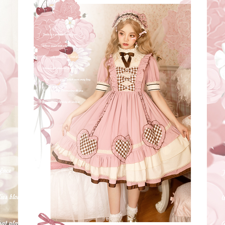 OP ♥Ready to Ship♥  To My Little Cherry ♥  Sweet Lolita Long Sleeve Dress