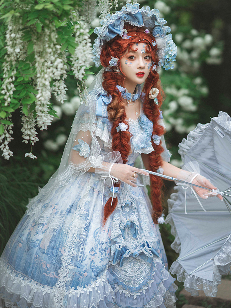 OP Set ♥Ready to Ship♥Key to the Fairyland ♥Lolita Dress
