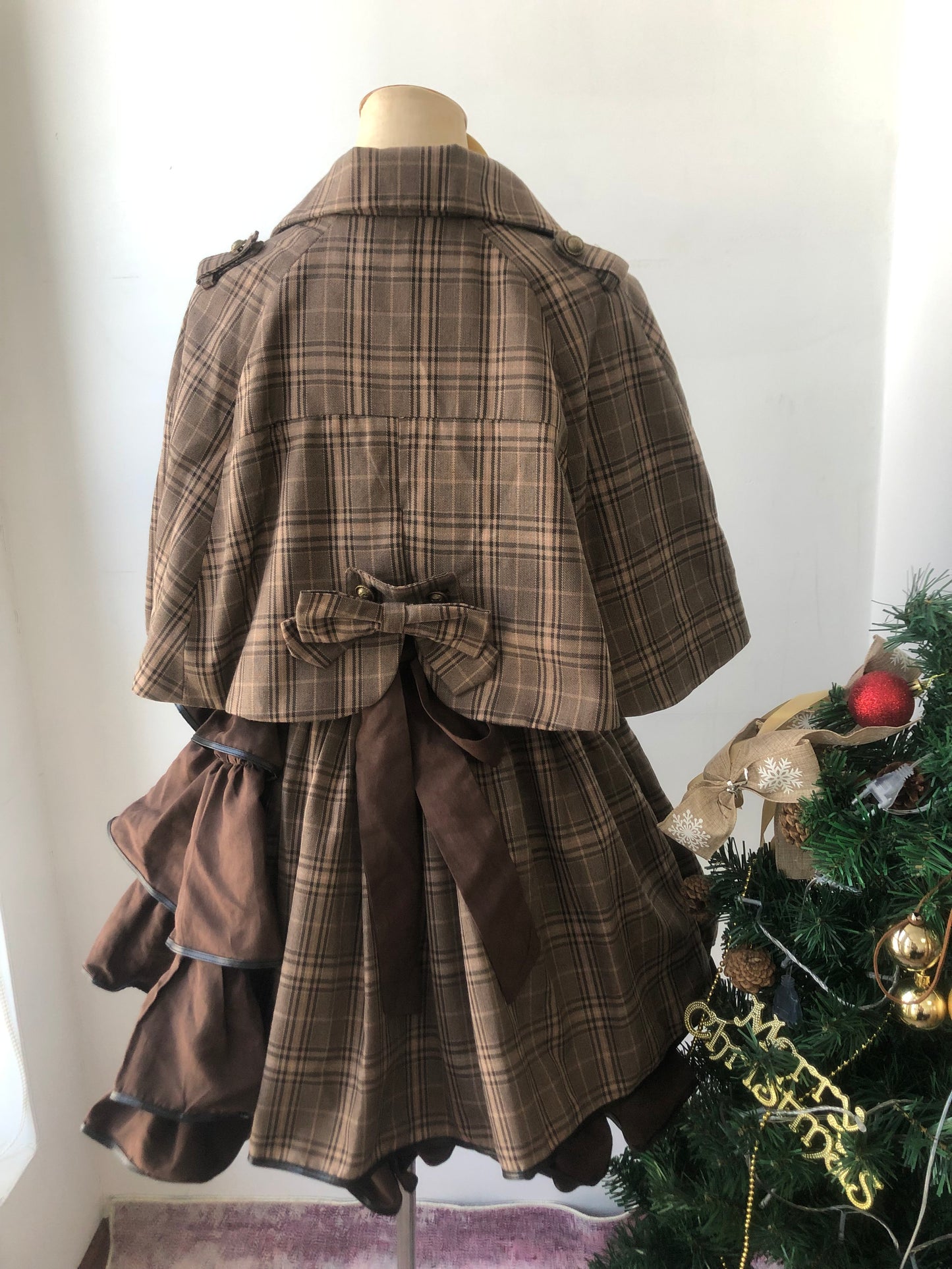SK♥ Ready to Ship♥Vanilla Latte Little Detective♥ Classic Lolita Dress
