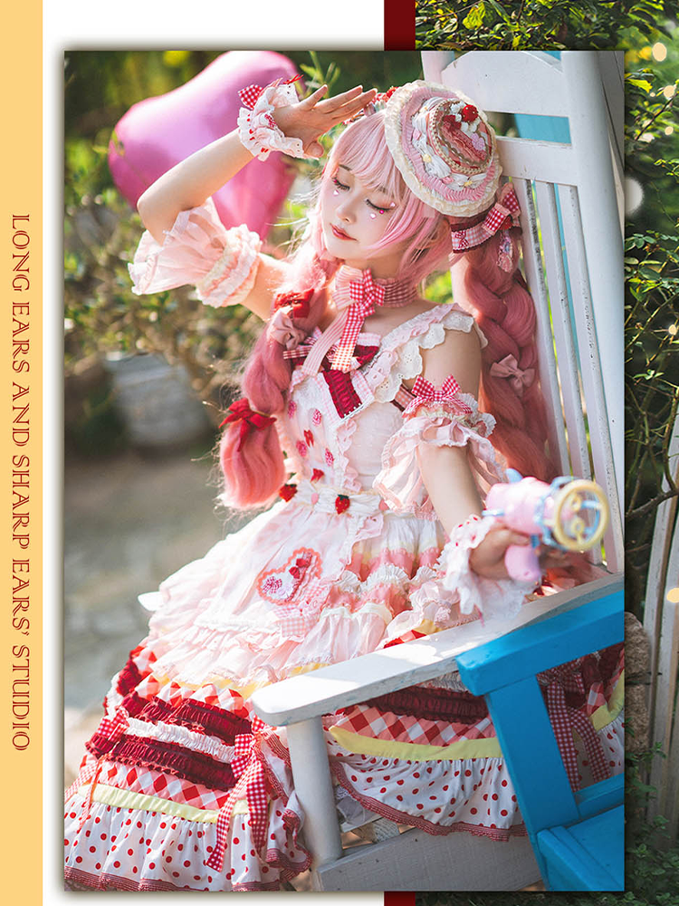 JSK Full Set ♥Pre-order♥Strawberry Cake ♥Sweet Lolita Dress