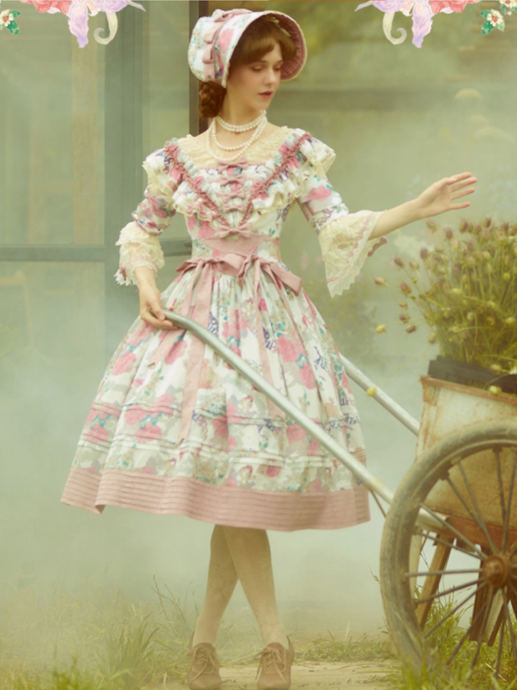 OP Dress♥Ready to Ship♥ Victoria Garden ♥Classical Lolita Dress