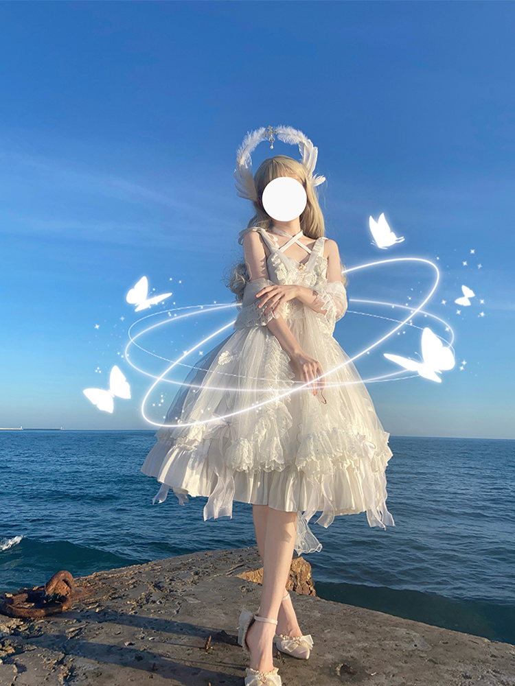 JSK ♥Ready to Ship♥dream feather ♥ Hime Lolita Dress