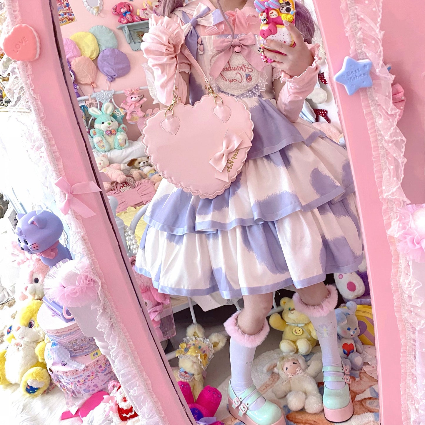 JSK Dress♥Pre-order 3 weeks♥ Strawberry Cow♥Sweet Lolita Dress