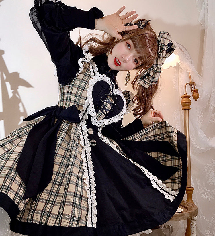 JSK ♥Ready to Ship♥ Anti gravity Bear Program ♥Gothic Lolita Dress