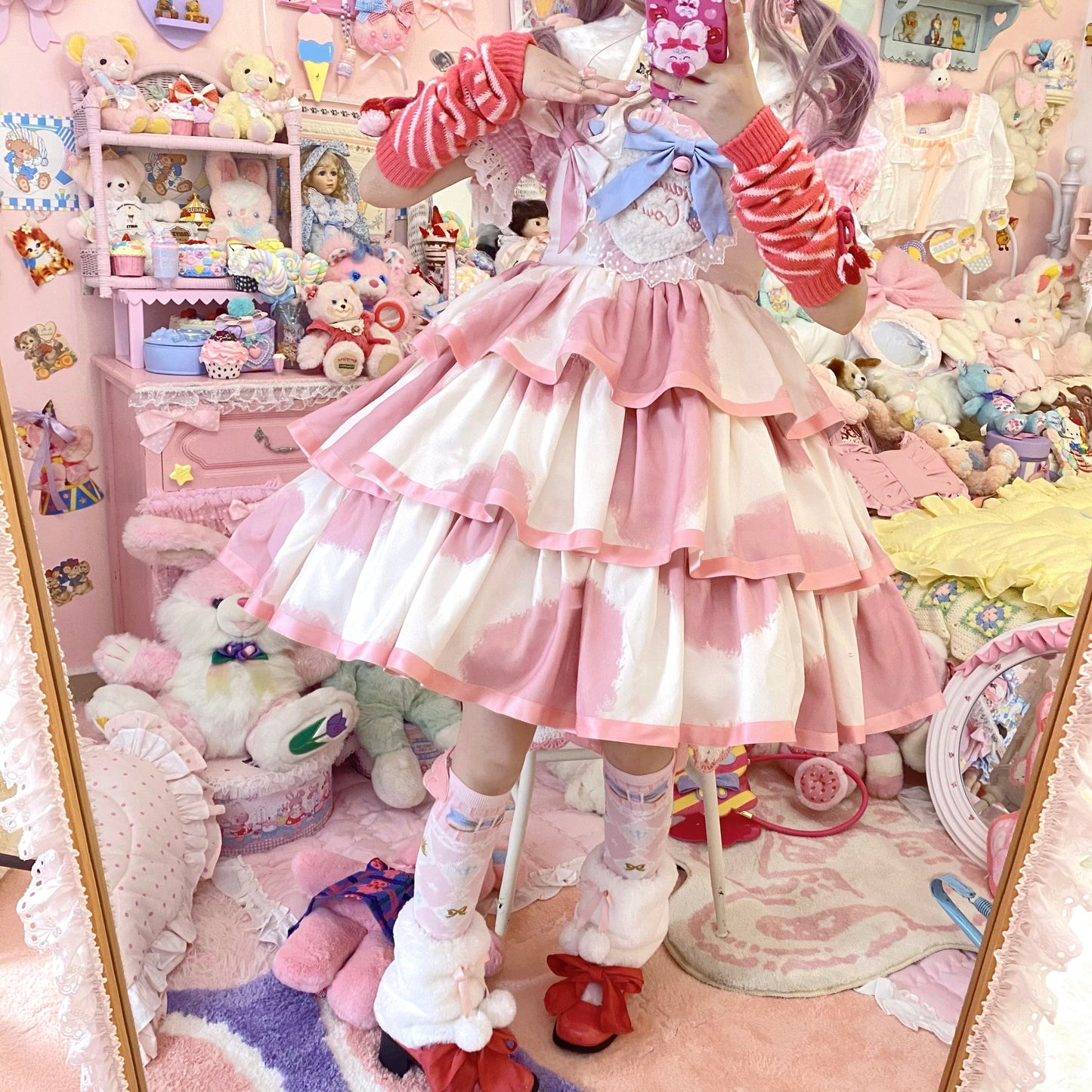 JSK Dress♥Pre-order 3 weeks♥ Strawberry Cow♥Sweet Lolita Dress