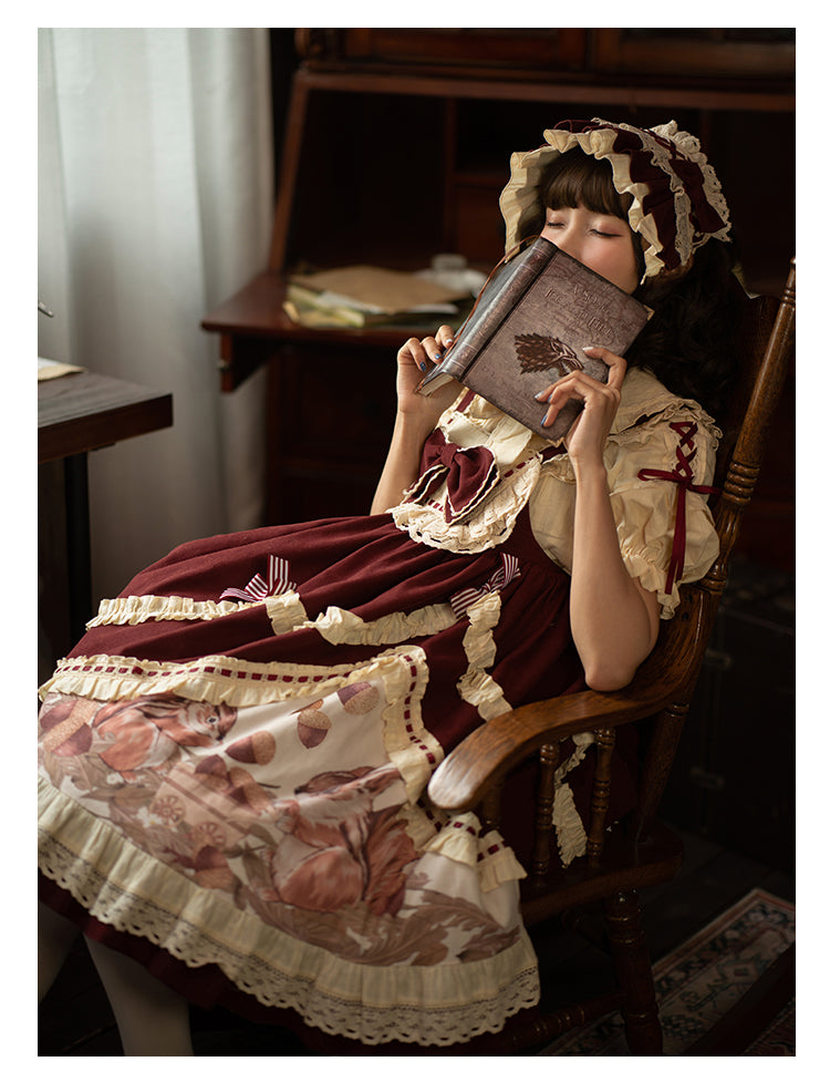 JSK & Blouse ♥Ready to Ship♥Little Acorn♥Sweet Lolita JSK Dress