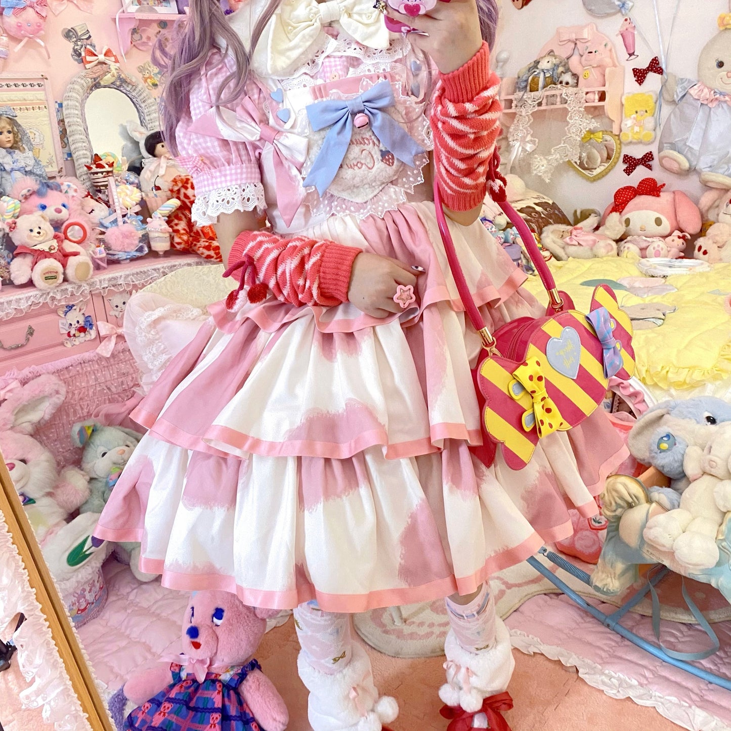 JSK Dress♥Pre-order 3 weeks♥ Strawberry Cow♥Sweet Lolita Dress