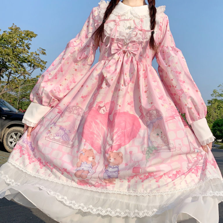 OP Dress♥Ready to Ship♥ Sweet Lolita Dress Long Sleeve