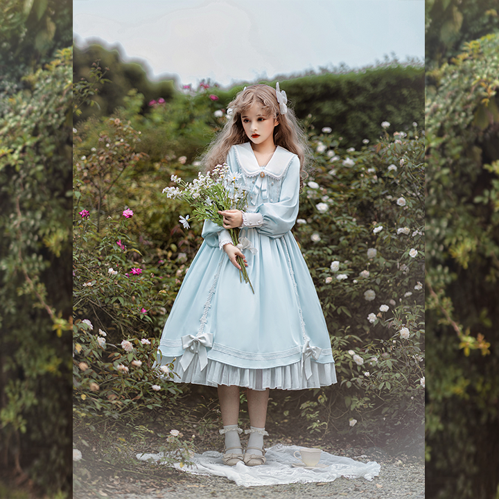 OP Dress♥Ready to Ship♥ Pink Sweet Elegant Lolita Dress Long Sleeve