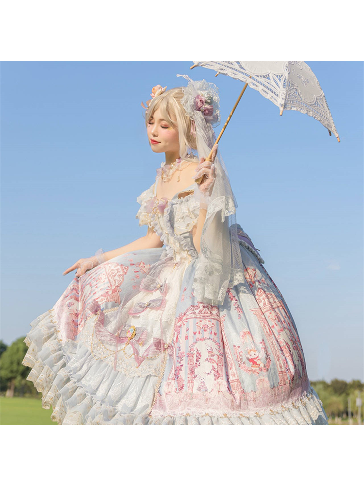 JSK Set ♥Ready to Ship♥Song in the moonlight ♥Hime Lolita Dress