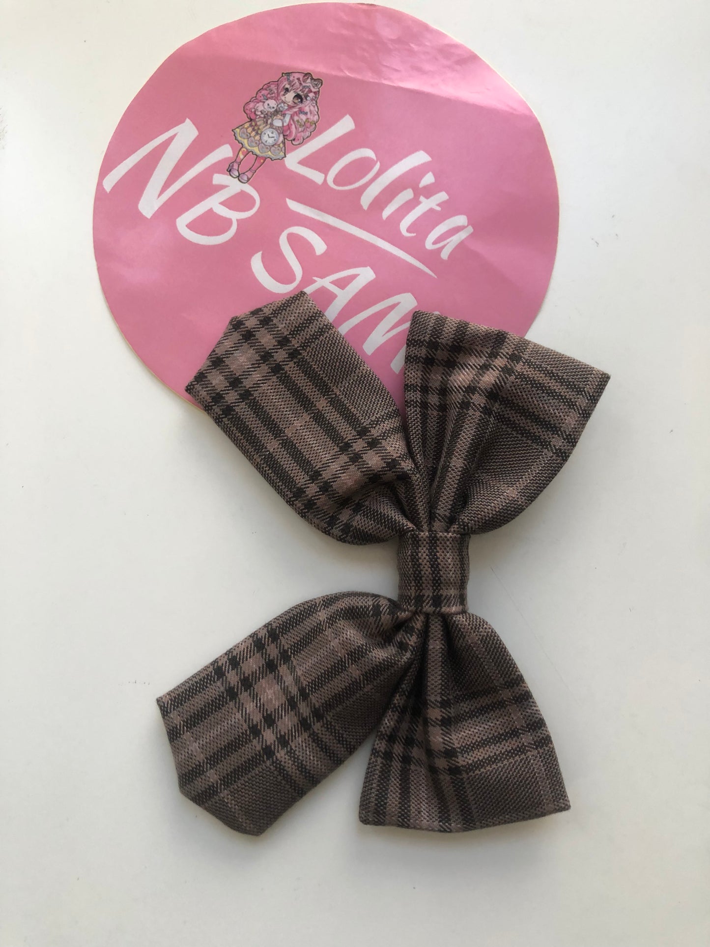 Vanilla Latte Little Detective SK Lolita Dress Matching Hat/ Hair Clips