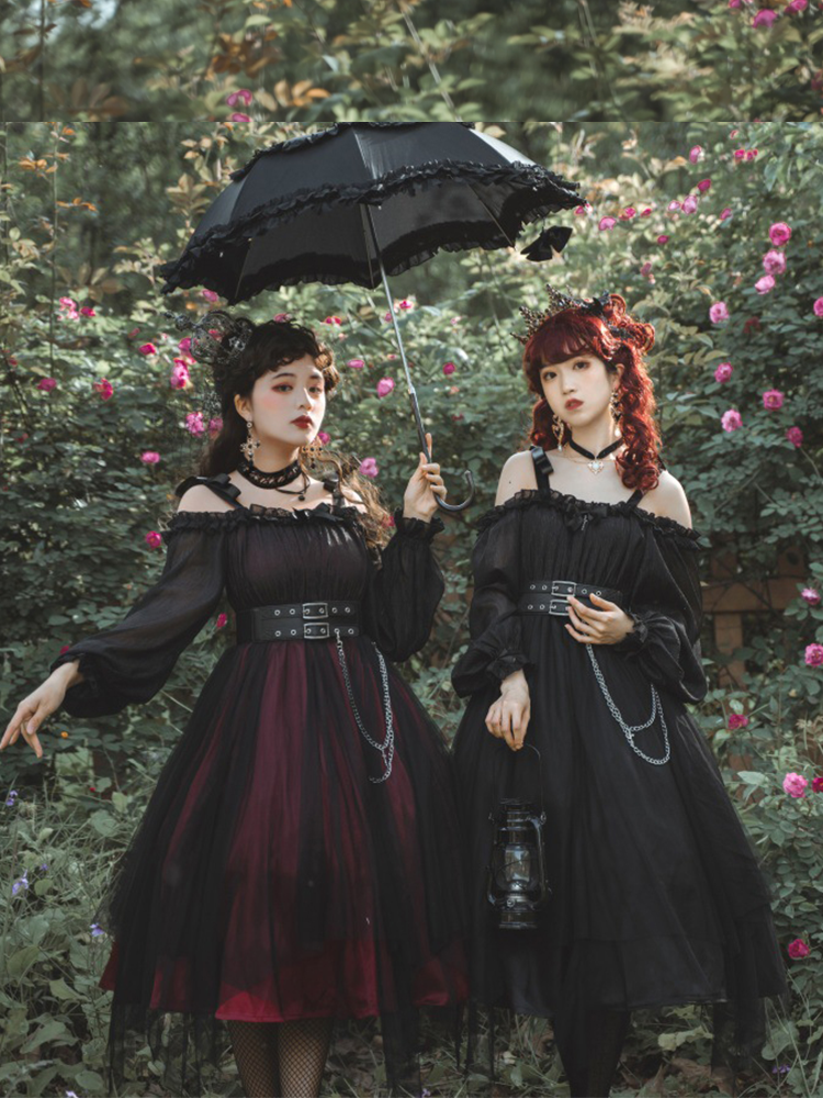 OP ♥Ready to Ship♥Shadow Maiden Killer♥Gothic Lolita Dress