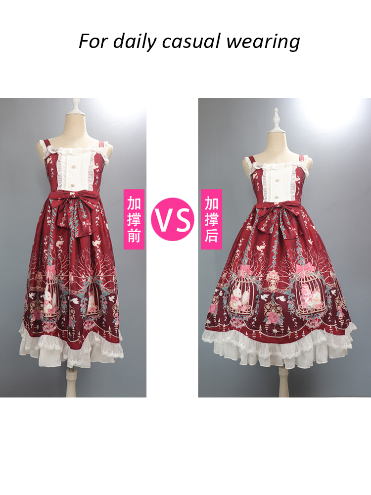 Rainbow Story Daily 45cm Length Cloud White Petticoat
