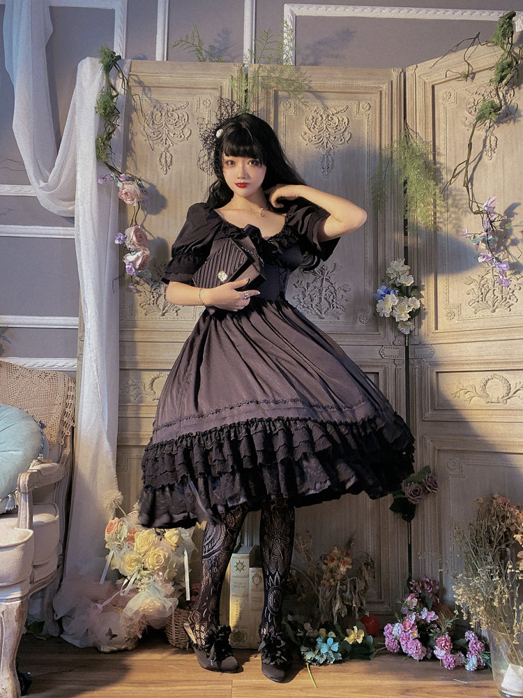 OP Dress♥Ready to Ship♥ Kiss of Nyx♥ Sweet Lolita Dress