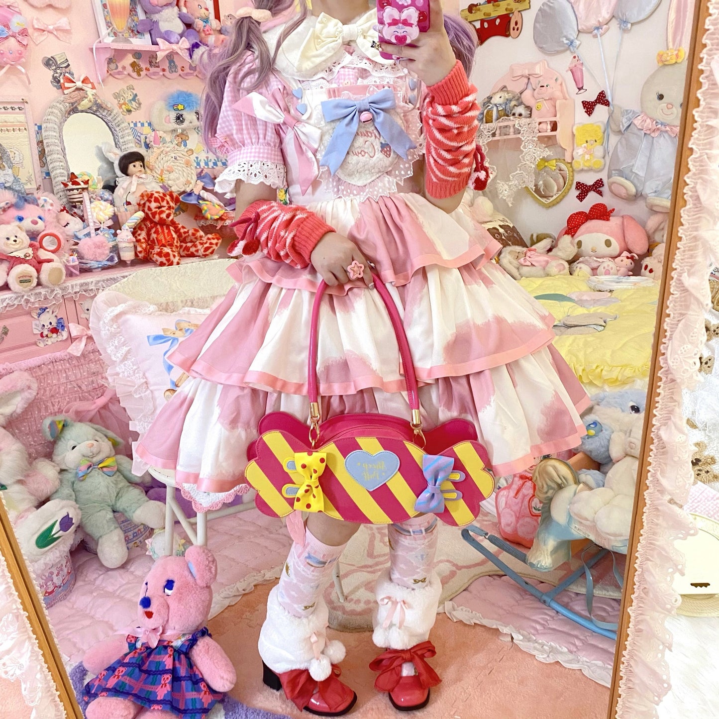 JSK Dress♥Pre-order 3 weeks♥ Strawberry Cow♥Sweet Lolita Dress