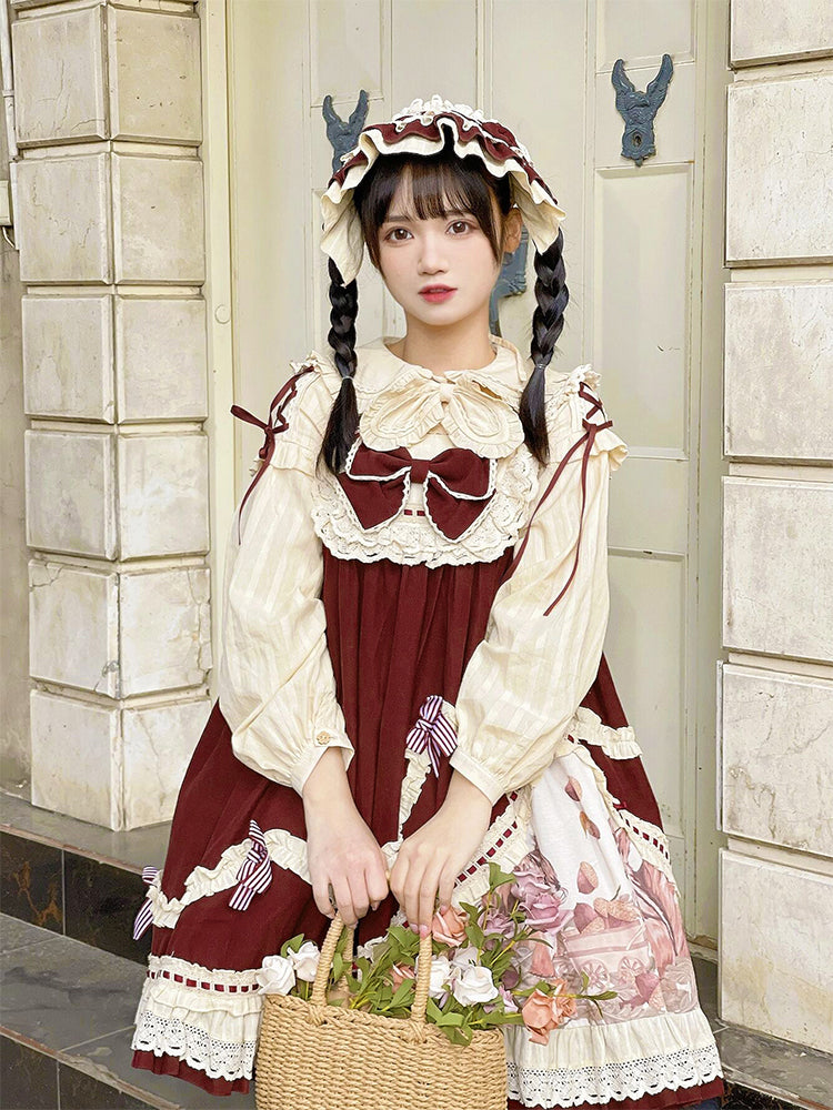JSK & Blouse ♥Ready to Ship♥Little Acorn♥Sweet Lolita JSK Dress