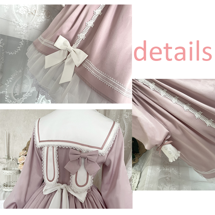 OP Dress♥Ready to Ship♥ Pink Sweet Elegant Lolita Dress Long Sleeve