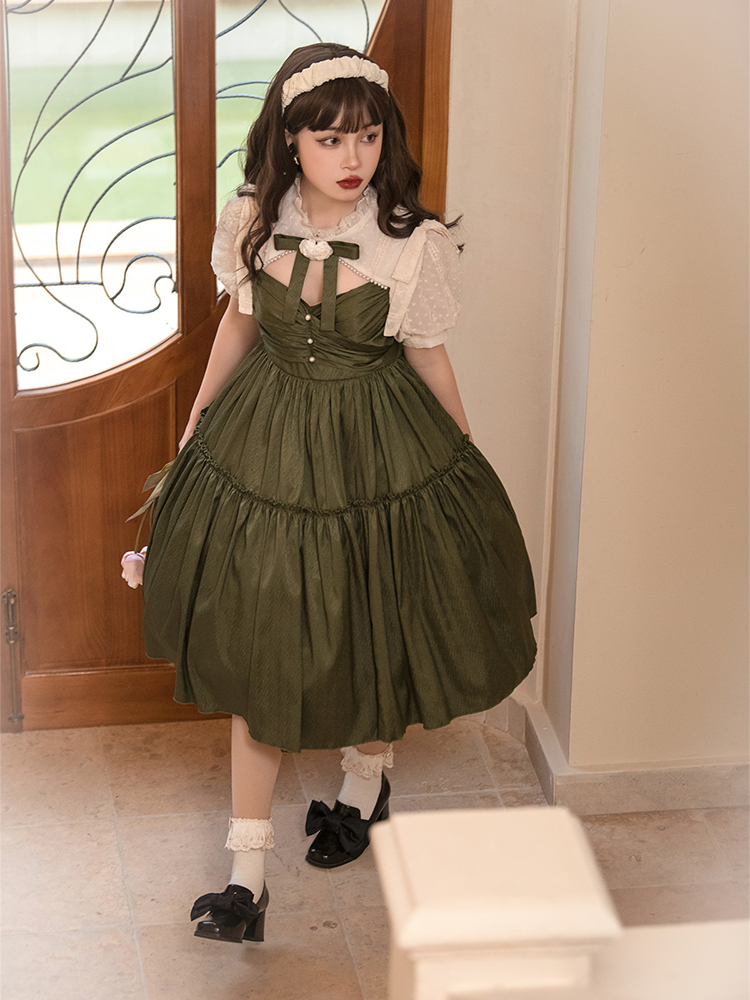 OP ♥Ready to Ship♥Garden& Poetry♥Sweet Lolita Dress