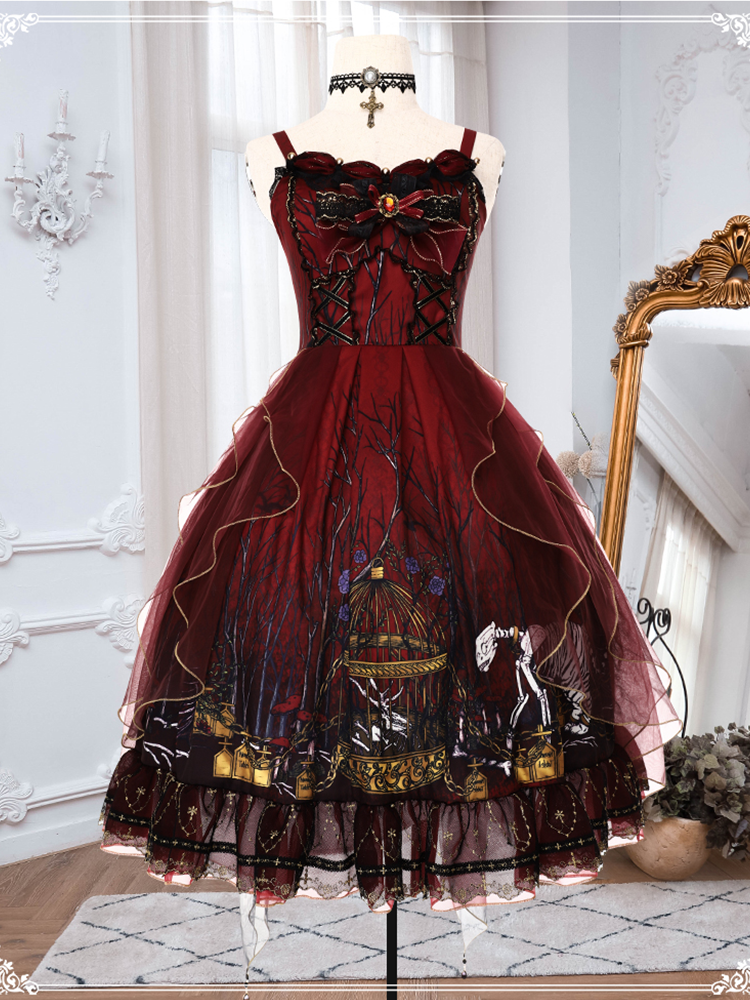 JSK♥Pre-order 3weeks♥Decaying Forest ♥Lolita Dress