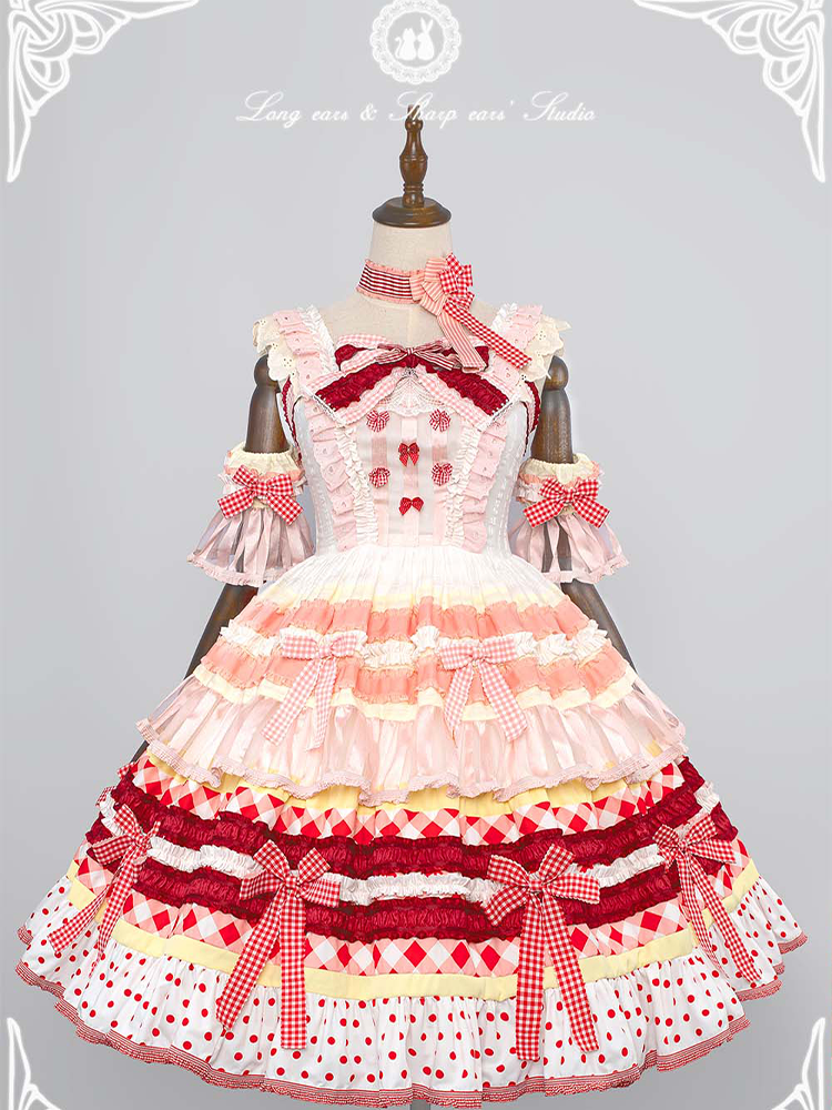 JSK Full Set ♥Pre-order♥Strawberry Cake ♥Sweet Lolita Dress