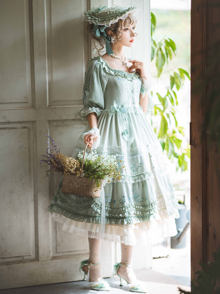 OP Set ♥Ready to Ship♥Former Days Souvenirs♥Hime Lolita Dress