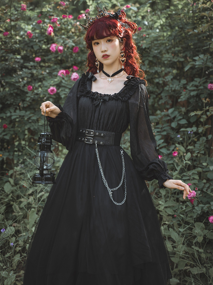 OP ♥Ready to Ship♥Shadow Maiden Killer♥Gothic Lolita Dress
