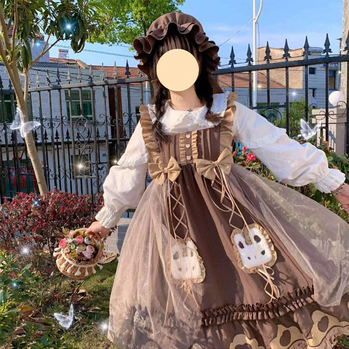Plus Size♥JSK & Blouse♥ Ready to Ship♥Forget Bunny Agreement ♥Sweet Lolita Dress