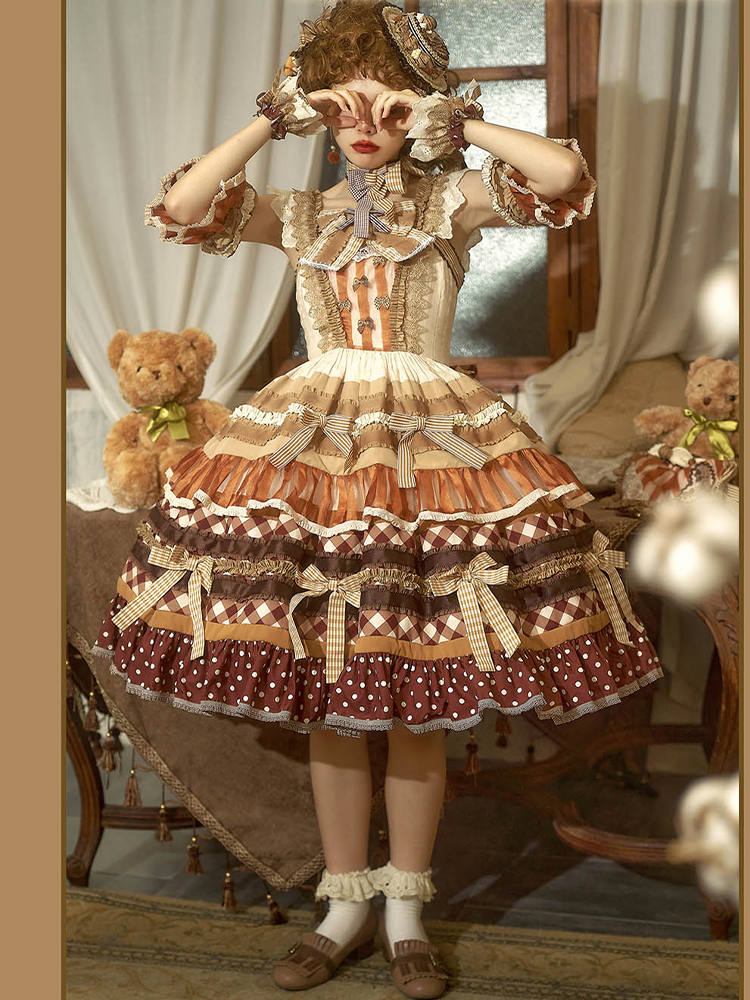 JSK Full Set ♥Pre-order♥Chocolate Cake ♥Sweet Lolita Dress