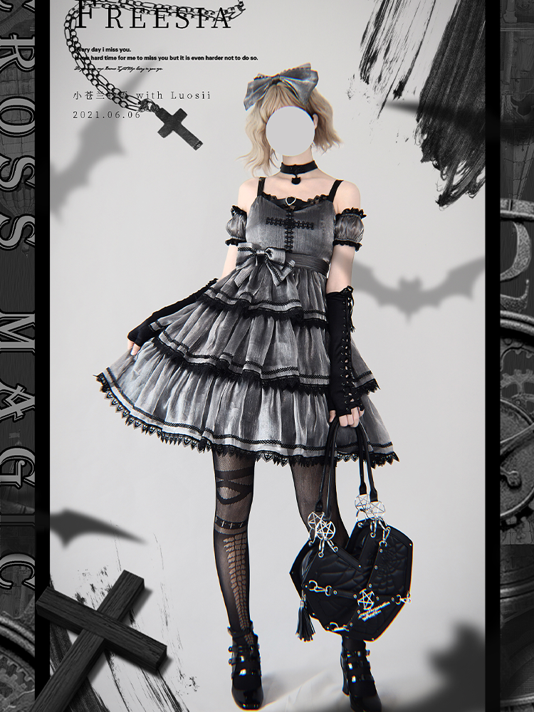 JSKReady to ShipCross Magic Gothic Lolita Dress nbsama JSKReady to ShipCross Magic Gothic Lolita Dress nbsama