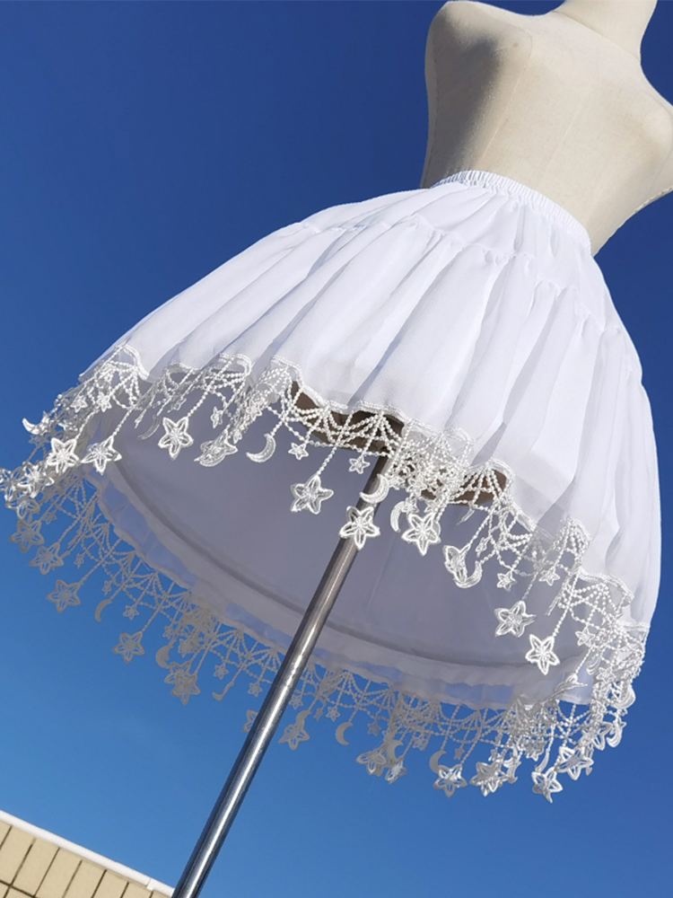 Plus Size Fluffy 55cm Length A line Shape Petticoat With Fish-bone