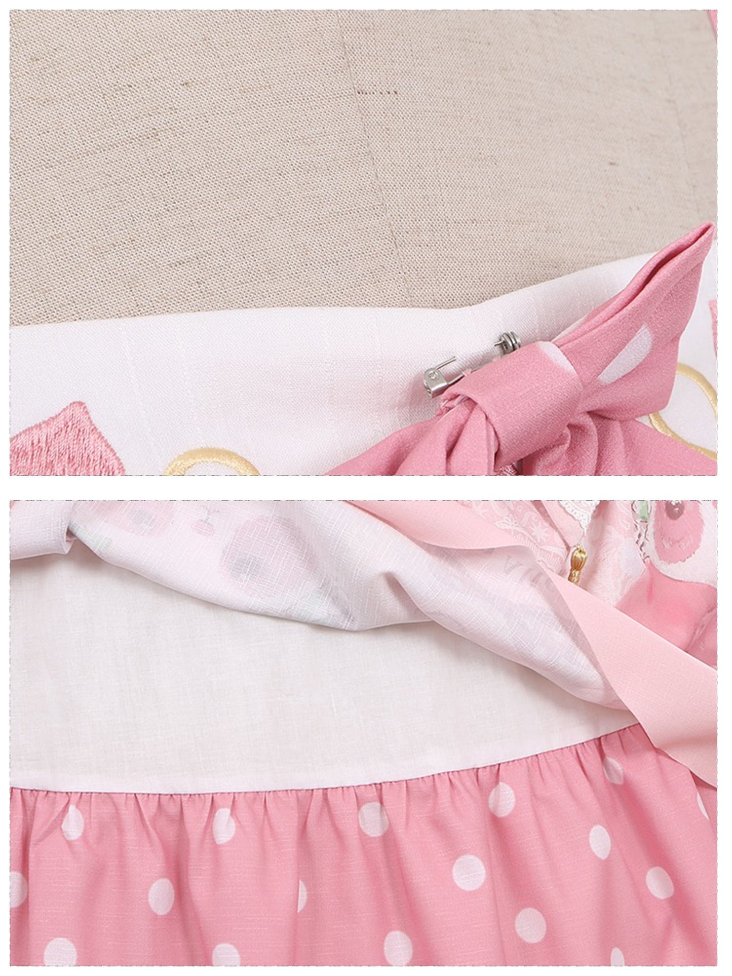 JSK/OP♥ Ready to Ship♥Peach Panda♥ Sweet Lolita Dress JSK/OP
