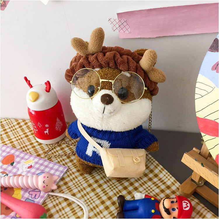 Cute Lolita Deer In-The-Way-To-School Crossbody Bag