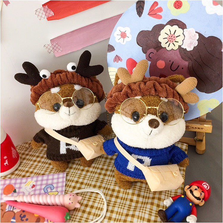 Cute Lolita Deer In-The-Way-To-School Crossbody Bag
