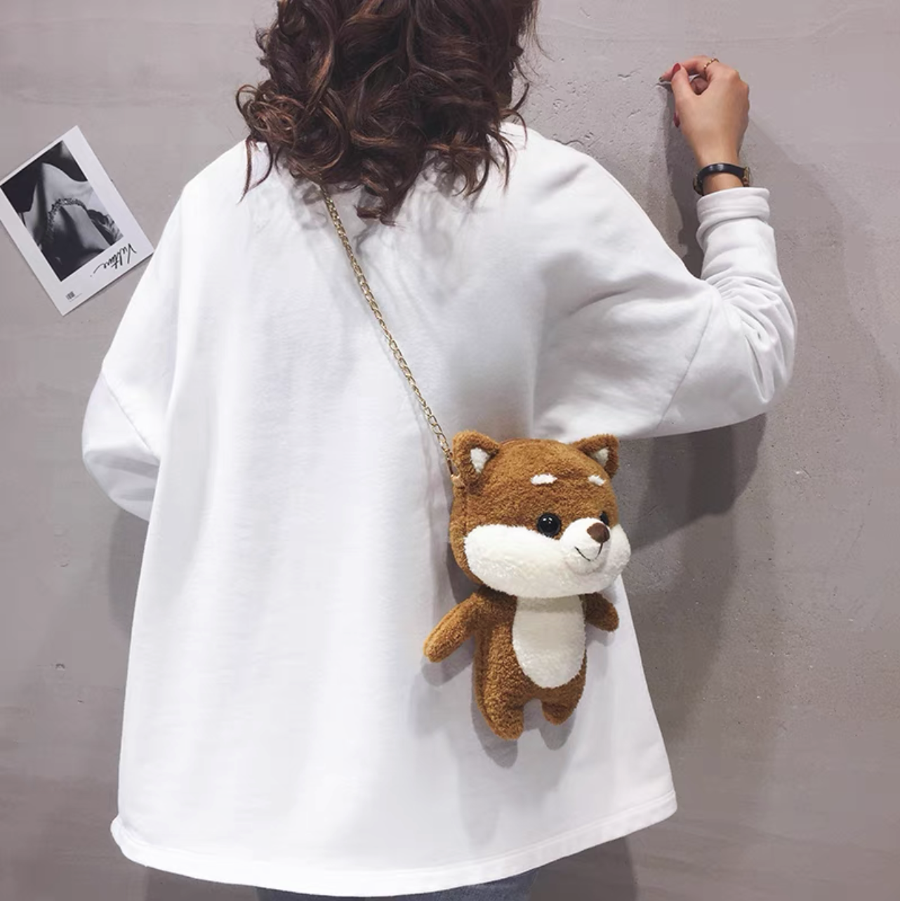 Cute Lolita Deer In-The-Way-To-School Crossbody Bag