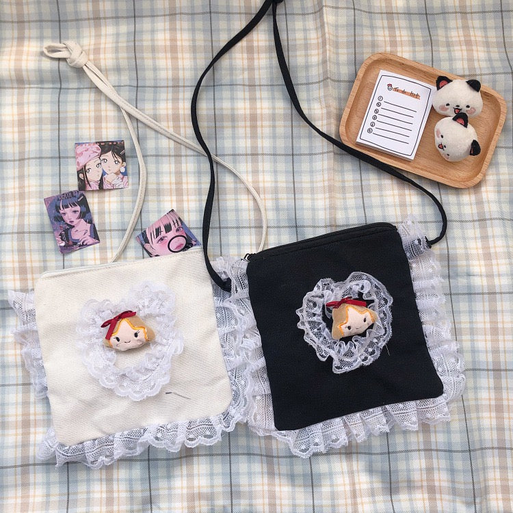 Lace Lovely Girl JK Shoulder Bag/Cross-body Bag