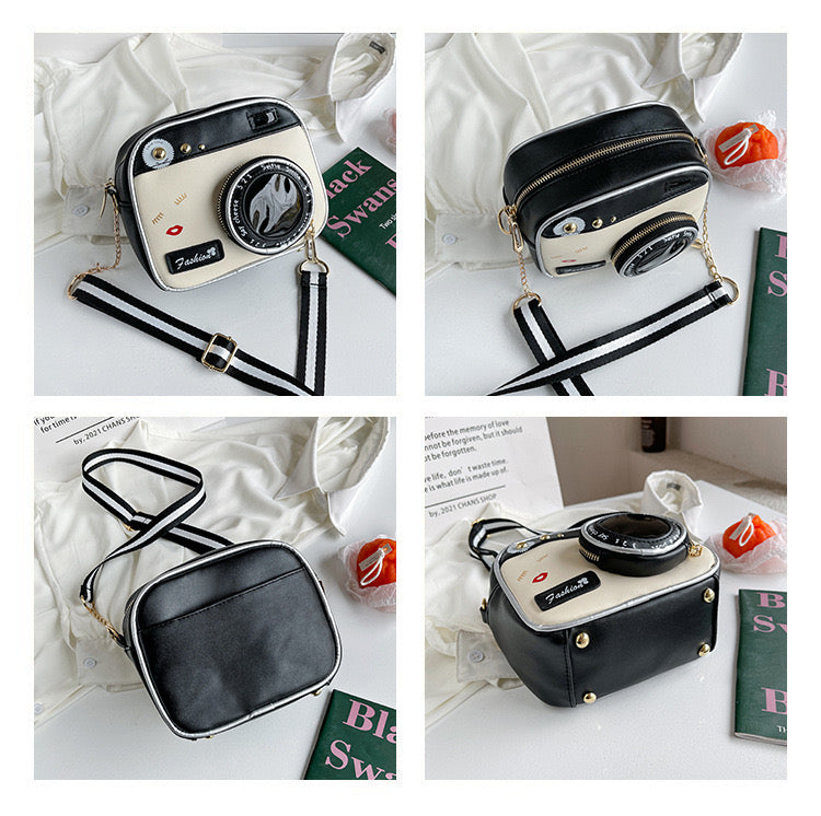 PU Camera Cross-Body Lolitabag