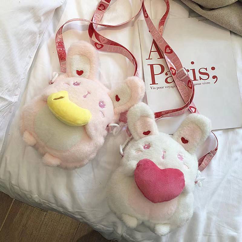 Sweet Lolita Lovely Rabbit Flat Cross-body Bag