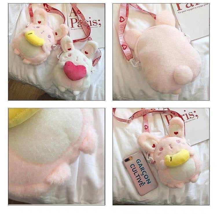 Sweet Lolita Lovely Rabbit Flat Cross-body Bag