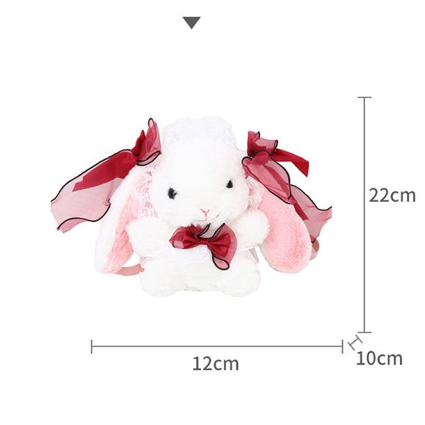 Cute Rabbit Solid Ribbon Hair Band Lolita Cross-body Bag
