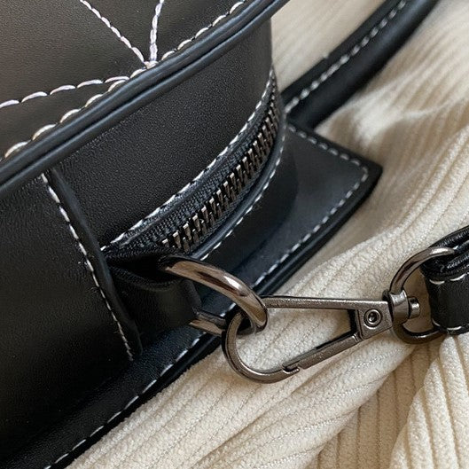 Gothic Bat Spider Web Handbag/Cross-Body Bag