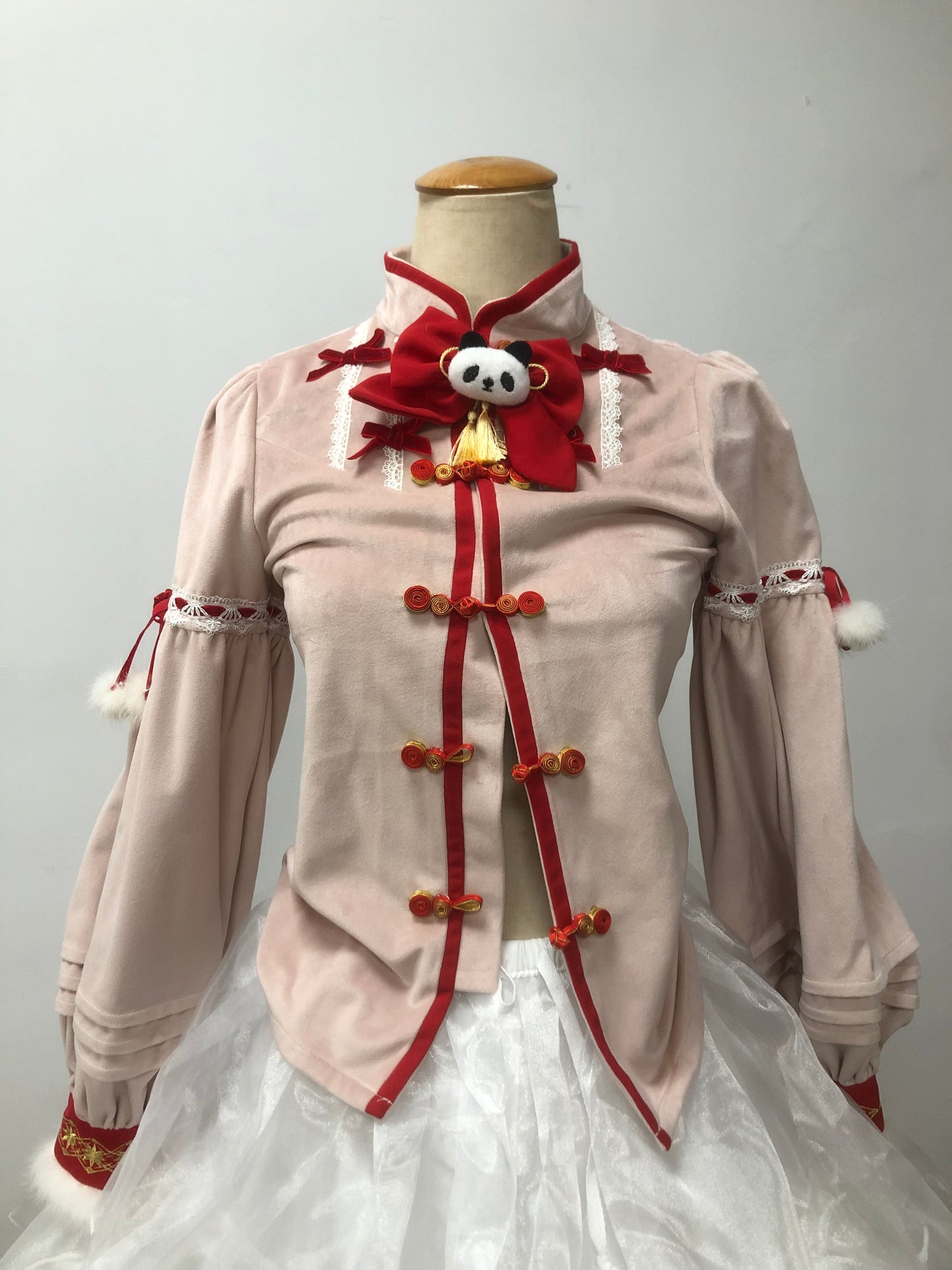JSK Full Set♥Ready to Ship♥Red Panda ♥Chinese Style Lolita Dress
