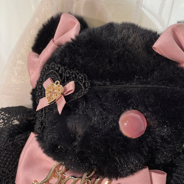 Evil One Eyed Black Sweetheart Bear